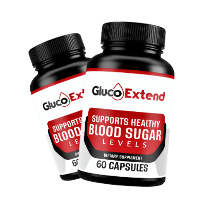 Gluco Extend bottle for blood sugar support